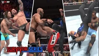 WWE 2K20 SIMULATION: Team RAW vs Team SmackDown vs Team NXT | Survivor Series 2019 HIGHLIGHTS