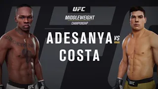 UFC: Israel Adesanya vs Paulo Costa | UFC | CRAZY KNOCKOUT! | EPIC FIGHT!