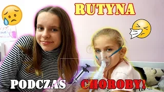 MOJA RUTYNA KIEDY SIOSTRA JEST CHORA 😢 * opiekuje się młodszą siostrą *