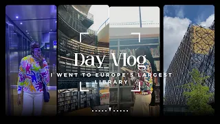 I Went To Europe’s Largest Library!!!💜.//UK Vlog