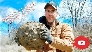 Missouri Geode Hunt *HUGE FIND* - Sheffler's Geode Mine