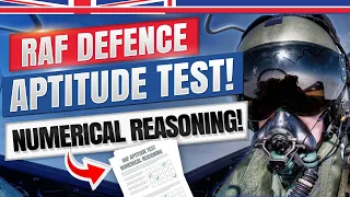RAF DEFENCE APTITUDE ASSESSMENT NUMERICAL REASONING TEST QUESTIONS & ANSWERS! (RAF Airman Test)