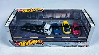 UNBOXING Hot Wheels 2022 Premium Display Set - Japanese Tuners!