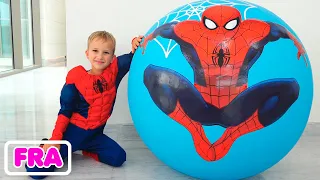 Vlad et Niki   histoires drôles de jouets avec des costumes pour enfants