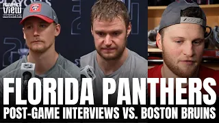 Florida Panthers React to Matthew Tkachuk & David Pastrank Dropping The Gloves, Panthers GM2 Win