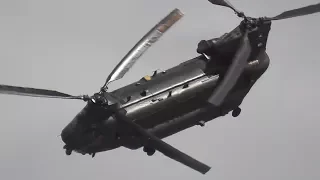 RAF Pilots Demonstrate Incredible Maneuverability with their CH-47 Chinook!