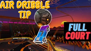 Air Dribble Tip! Easy Full Court Setup in Rocket League