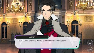 Kissing Lucifer with everyone in the room - Obey Me