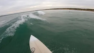 POV SURFING STRAIGHT ONSHORE WAVES