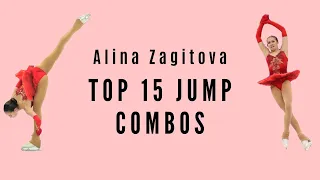 ALINA ZAGITOVA TOP 15 JUMP COMBOS (3Lz+3Lo, 3Lz+3T, 2A+3T) - Алина Загитова, アリナ・ザギトワ