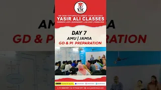 Day-7, AMU | JAMIA | MBA GD & PI Preparation | MBA ENTRANCE 22-23 ~ Yasir Ali Classes