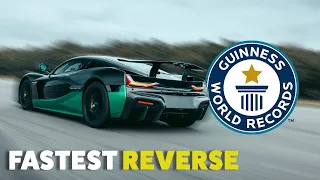 Fastest Speed Driving In Reverse - Guinness World Records