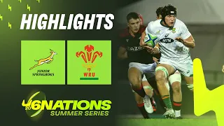 HIGHLIGHTS | South Africa v Wales | U20 Six Nation Summer Series