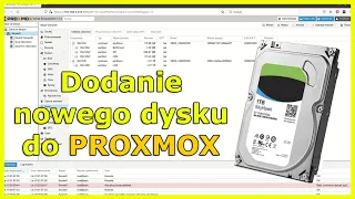 Dodanie dysku twardego do serwera z PROXMOX - konfiguracja