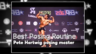 One of the best bodybuilding posing routines