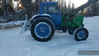 Заехали в новую делянку,немного трелевки и валки