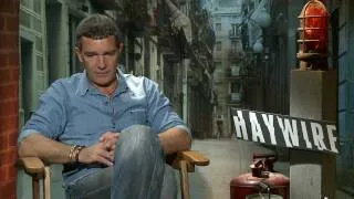 Haywire: Antonio Banderas Sit Down Interview Part 2 | ScreenSlam