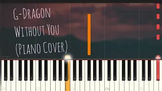 G Dragon - Without You 결국 | feat Rosé of BLACKPINK | Piano Pop Song Tutorial