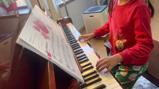 Red balloon piano