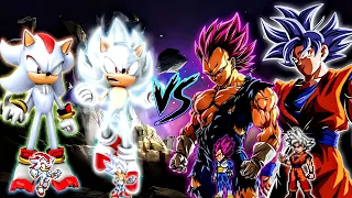 Sonic Chaos RN V2 OP (all form) & Shadow OP (all form) VS Goku DBS V3.5 OP (AF) & Vegeta DBS OP (AF)
