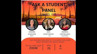 Ask a Student Panel