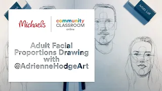 Online Class: Adult Facial Proportions Drawing with @AdrienneHodgeArt | Michaels