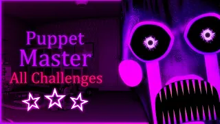 FNaC 3 CN | Puppet Master All Challenges