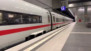 The ICE train in Germany