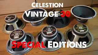 Meet the Exotic Vintage 30 Versions Celestion Made - Black Frames, 1777 Cones & More