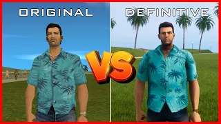 GTA Vice City - Original vs Definitive Edition - Comparison of Details!