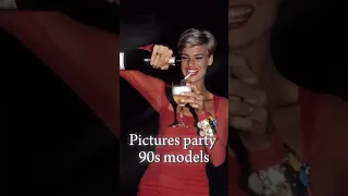 Pictures Party 90s #supermodel Moments✨ #90s #partynight #icon #party #shortsfeed