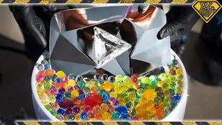 Melting Our Diamond Play Button into Orbeez