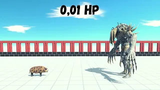 0,01 HP All Units Competition ARBS | Animal Revolt Battle Simulator