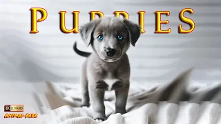 Pawsitively Adorable Puppies: Cuteness Overload 4K ~ Animals (Relaxing Music)