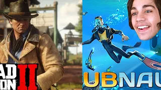 Red Dead Redemption 2 Platinum Journey Continued+ Subnautica (First time)