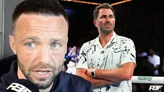 JOSH TAYLOR REACTS TO EDDIE HEARN SAYING HIS CAREER IS OVER IF HE LOSES TO JACK CATTERALL