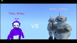 Slendytubbies 3 - Boss vs Boss Fight l Tinky Winky vs Brute Tubbies