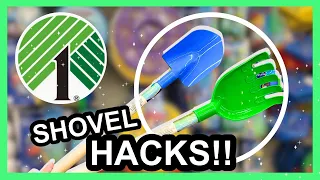 DOLLAR TREE DIY CRAFTS USING PLASTIC SHOVELS | Dollar Tree OUTDOOR DIYS 2024