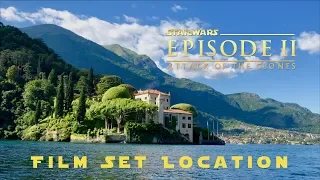 Star Wars Episode 2 Naboo Film Set Location, Lake Como Italy