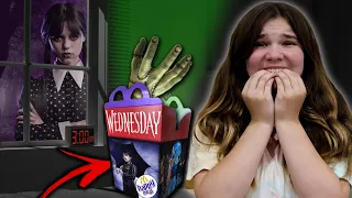 Do Not Eat A Wednesday Addams Happy Meal at 3am! *OMG NOT SCARY* 3 AM Parody/Skit