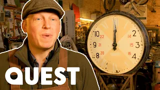 Bo Restores An Antique British Railway Clock | Salvage Hunters: The Restorers