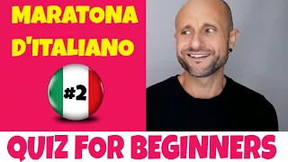 Beginner Italian Quiz: Learn Italian Phrases, Grammar and Comprehension LIVE Marathon (PART 2)