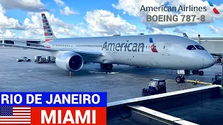 RIO DE JANEIRO🇧🇷 X 🇺🇸MIAMI VOANDO COM O BOEING 787-8 DA AMERICAN AIRLINES - TRIP  INTERNACIONAL