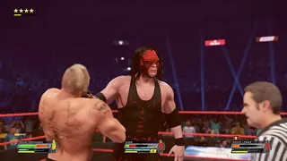 WWE 2K22 - Brock Lesnar vs. Kane vs. Braun Strowman - Universal Title Extreme Rules - Royal Rumble