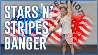 🇺🇸STARS  N  STRIPES 🇺🇸 Kettlebell Freedom Workout  | Single & Double Kettlebell 4th of July | 27.1