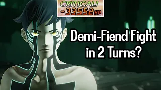 SMT V - Beating Demi-Fiend in 2 Turns? (Hard)