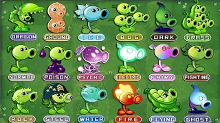 PvZ 2 Challenge - Every PEA Plants Battlez vs Team Modern Day Zombies - Who Will Win?