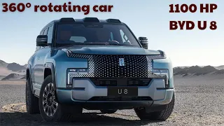 360° Rotating 1100 HP Legendary SUV. BYD yangwang U8 Hybrid  -2024