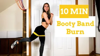 10 MIN BOOTY BAND BURN - Glute activation workout with resistance band | Selah Myers