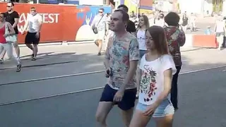 Самара.(4) Болельщики Россия - Уругвай // Samara. Los Fans De Rusia - Uruguay 25.06.2018